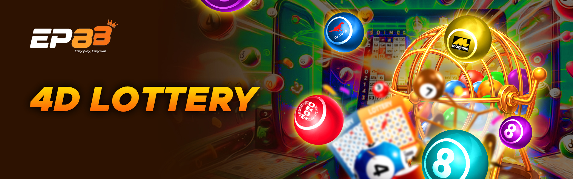 Buy 4D Online Lottery at EP88 Malaysia